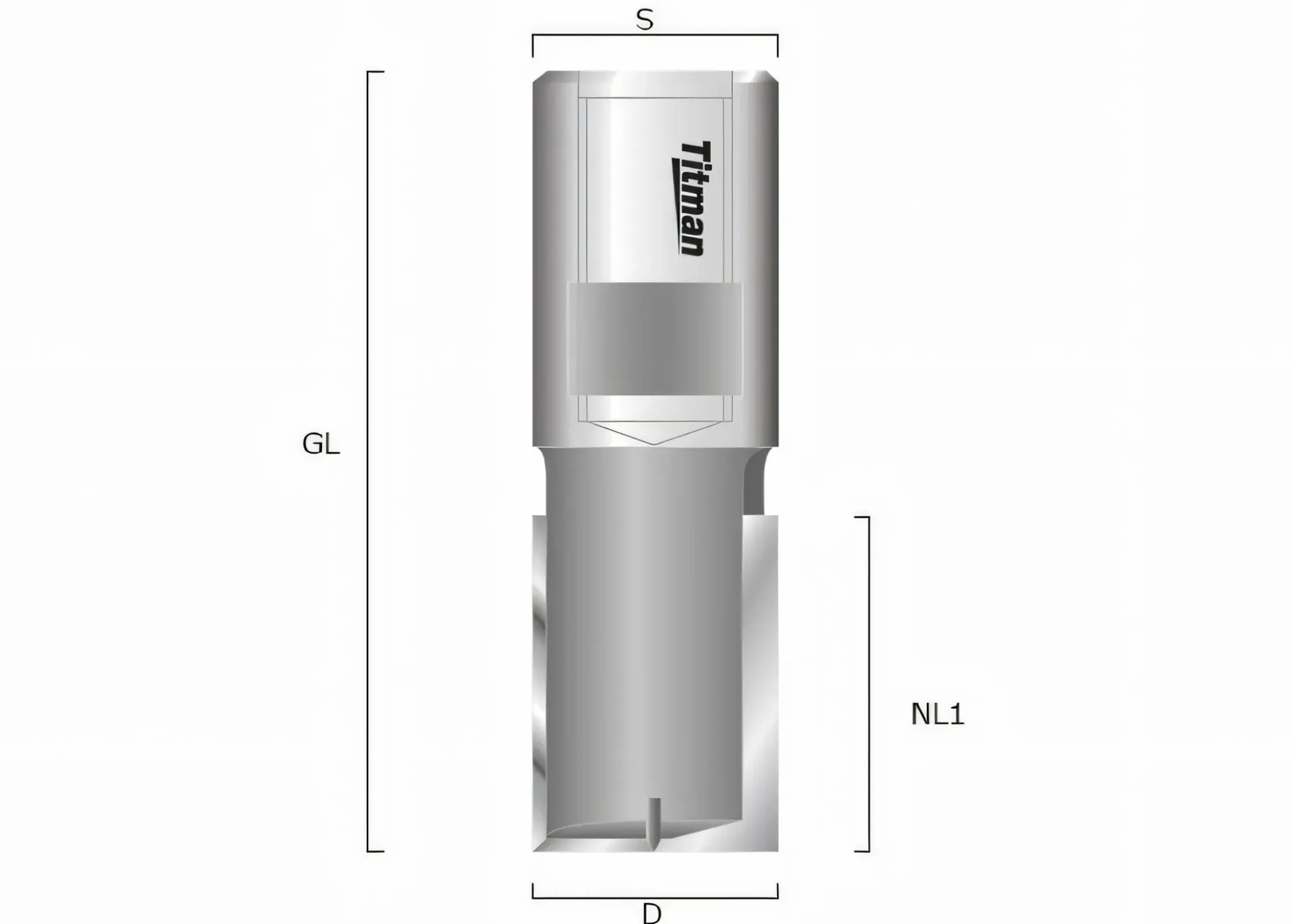 Nutfräser HW 24x25mm Innengewinde M12x1