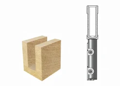Nutfräser mit Wendeplatte Z1 D16 S=M12