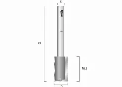 Nutfräser Z2 M516-70-8