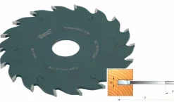 Nutsägeblatt - Nutfräser 180 x 5 x 30 mm, Z=18