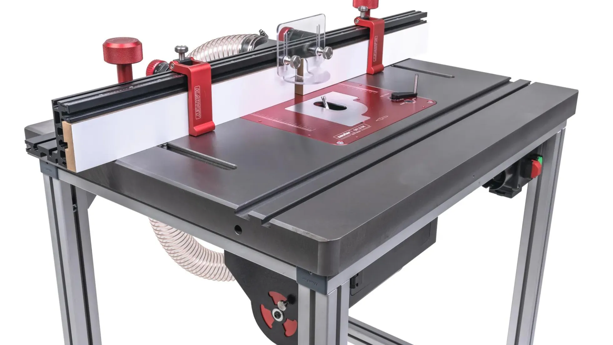 Pivoting Router Lift OFL3.0 and Suhner Motor Complete Set - US Red Edition