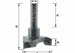 Planfräser HW mit Wendemesser Ø 59 mm