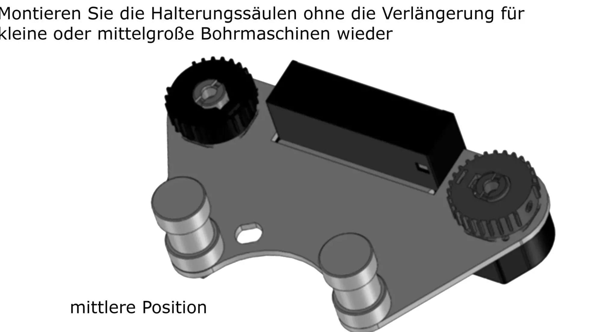 Positionslaser für Standbohrmaschinen