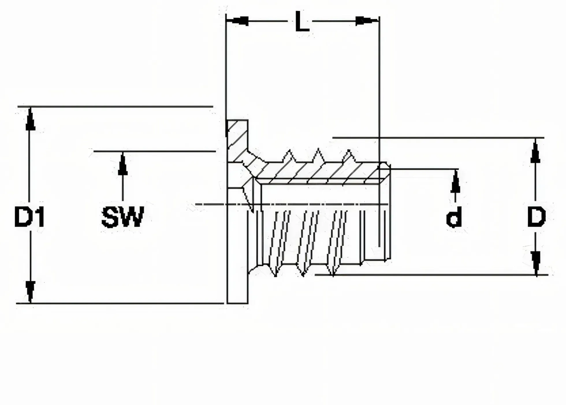 Rampa Muffe Typ SKDL M10 17mm 10St.