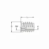 Rampa Muffe Typ SKD330 M6 18mm 10St.
