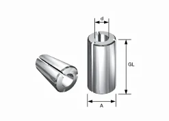 Reduzierhülse 12 auf 6 mm