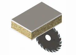 Ritzsägeblatt HM 200 x 4,3-5,5/3,2 x 45 mm, Z=36