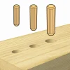 50 Runddübel - Ø10mm x 35mm