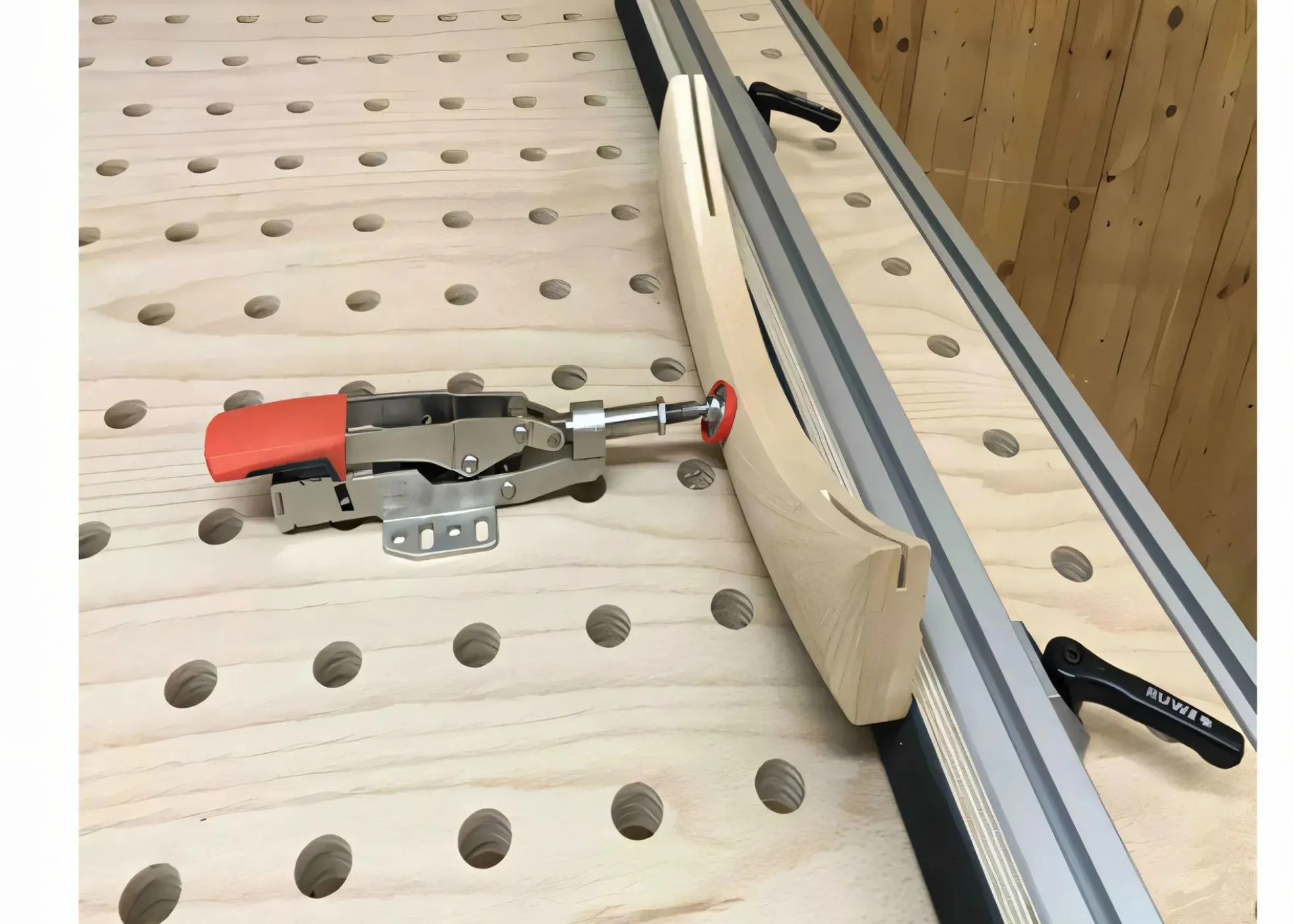 RUWI Klemmwinkel mit Klemmbolzen Ø20 mm und Klemmhebel
