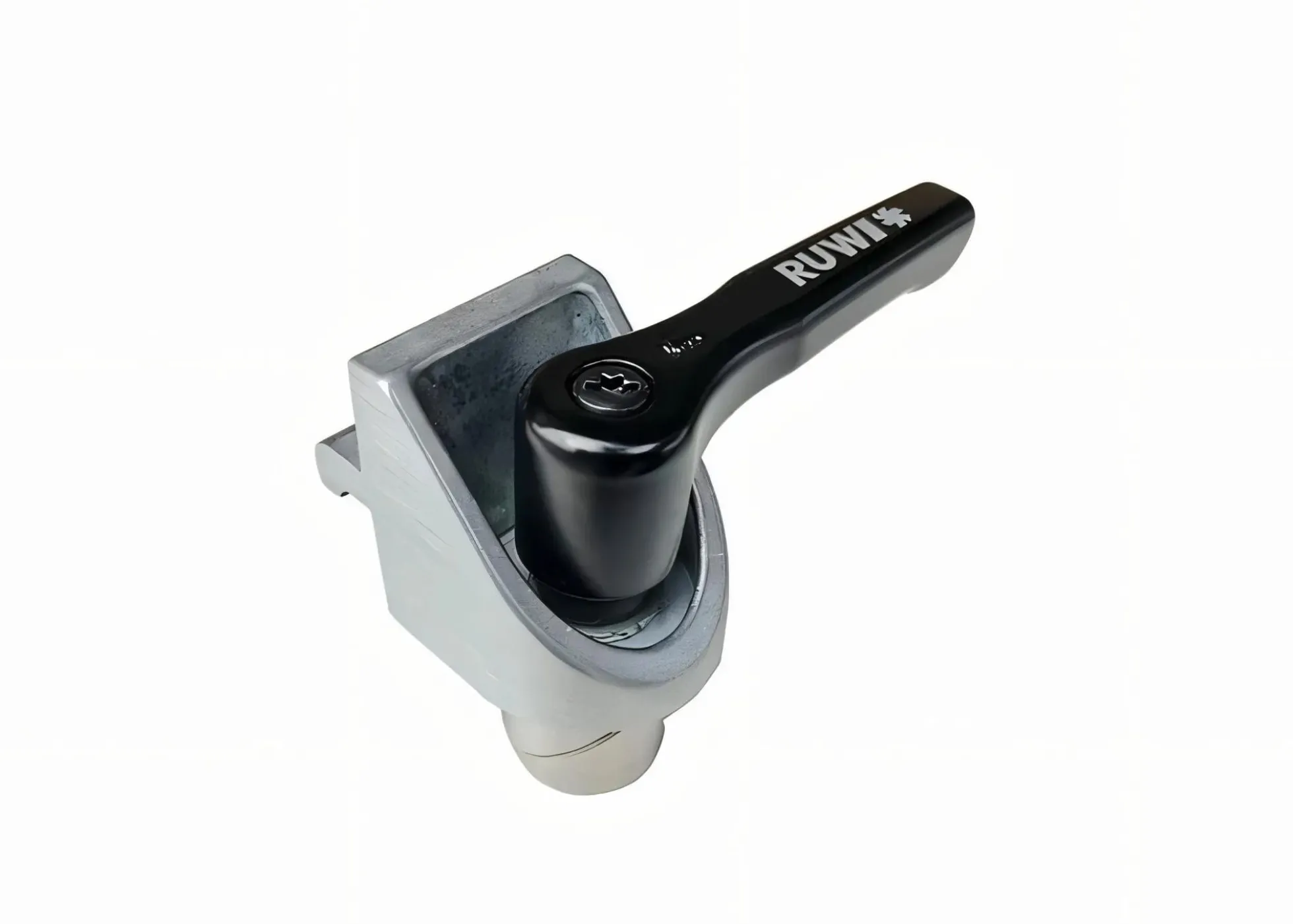 RUWI Klemmwinkel mit Klemmbolzen Ø20 mm und Klemmhebel
