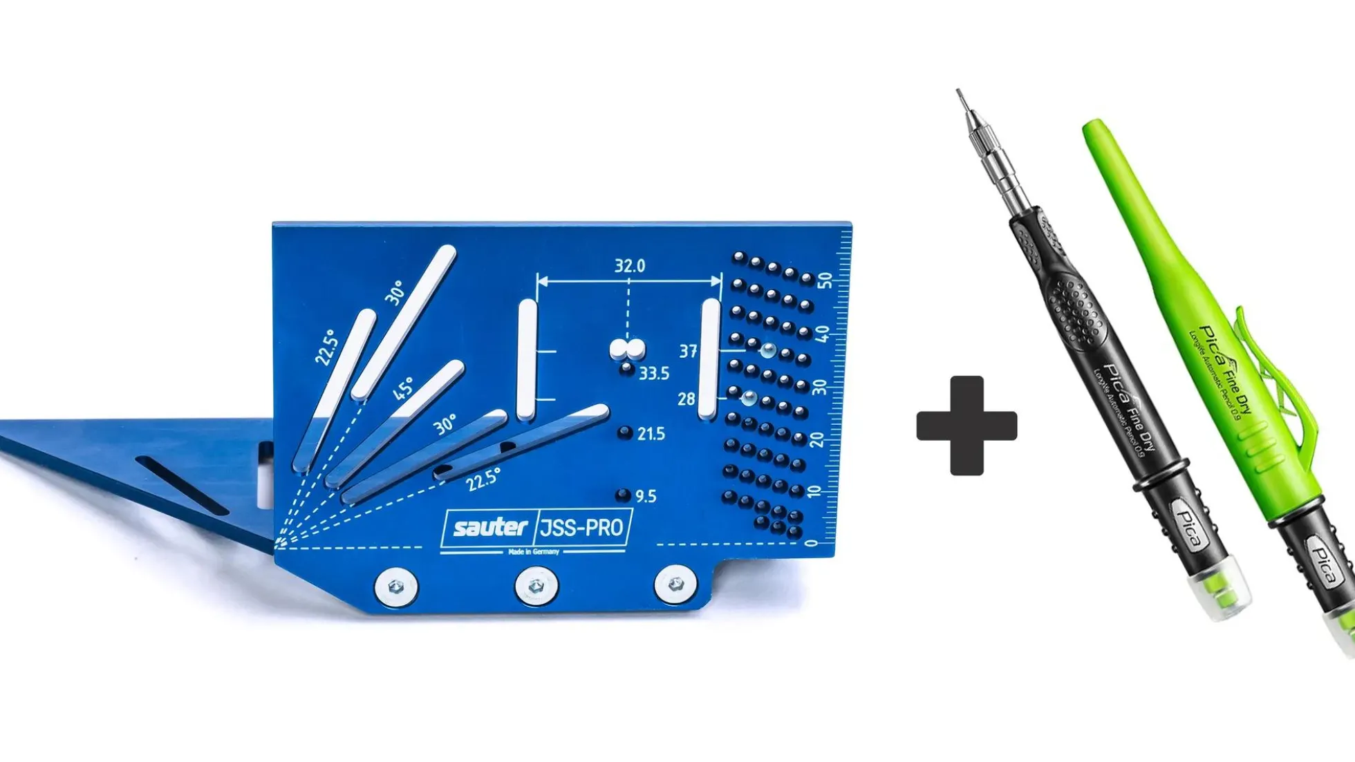 sauter Anreißschablone JSS-PRO + Minenbleistift