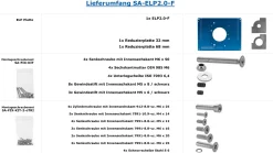 sauter Einlegeplatte ELP2.0-F mit Reduzierplatten