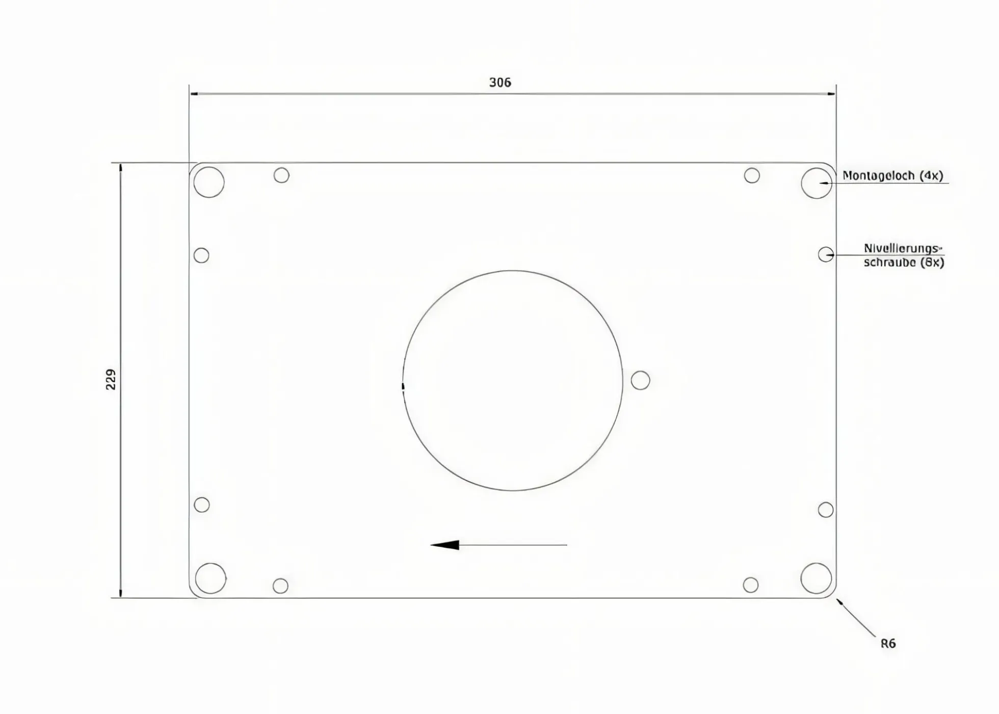sauter Einlegeplatte ELP2.0-M mit Reduzierplatten