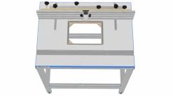sauter Frästisch Kombination HPL1.0 - FA-SA20 - UG1.0