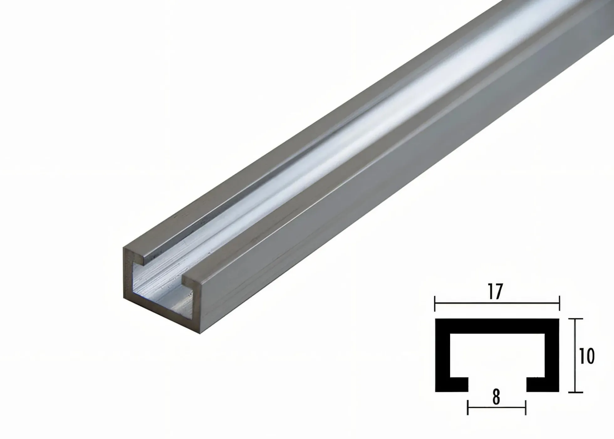 sauter Profilschiene ELOXIERT - 1200 mm