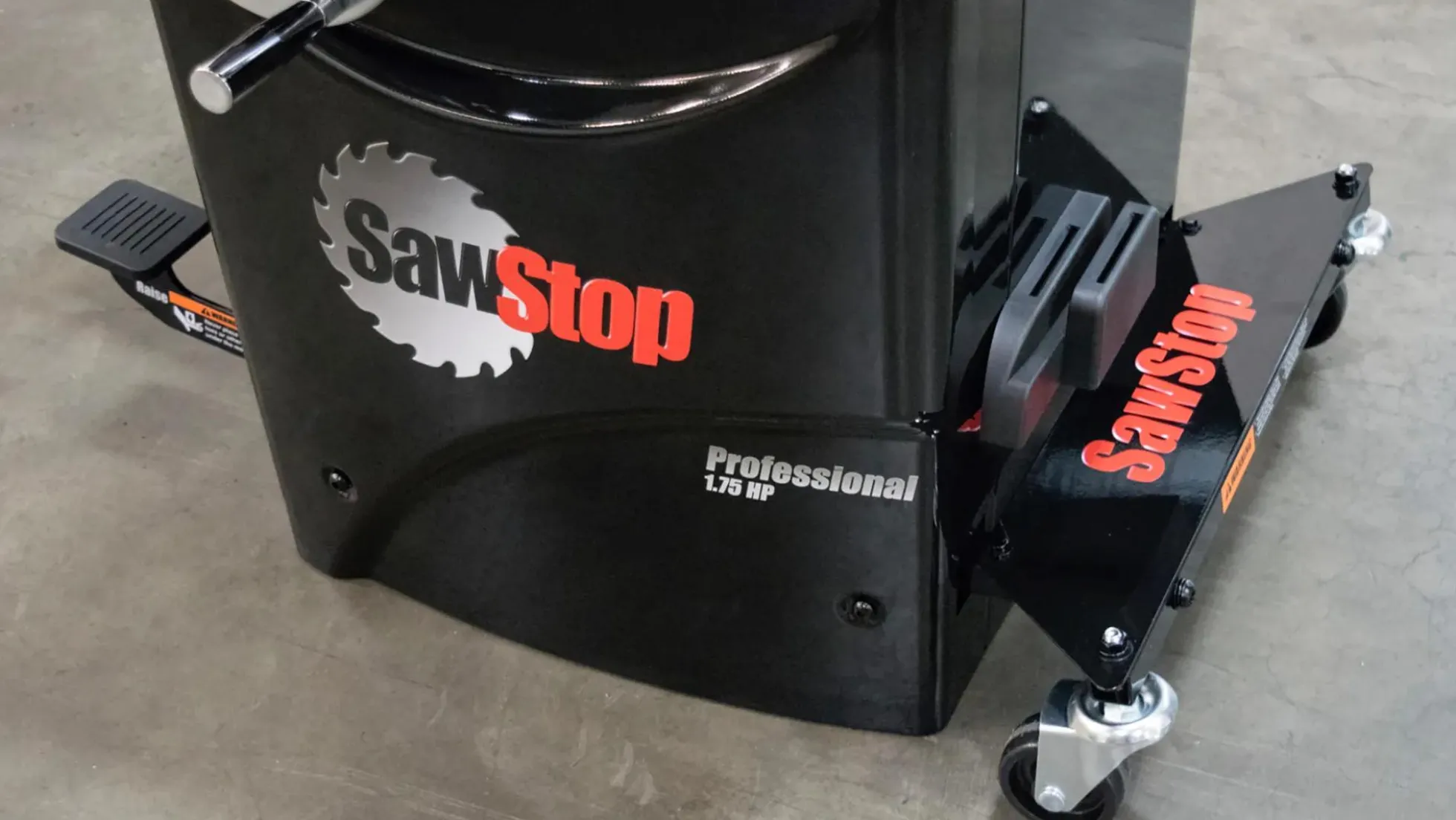 SAWSTOP PCS Mobile Basis, integriert