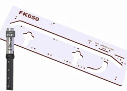Schablonen-Set FK650 mit WP-Nutfräser S12