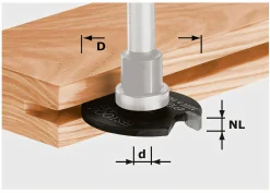 Scheibennutfräser HW HW D40x1,5