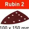 Schleifblatt Rubin 2 STF DELTA/9 P120 RU2/50