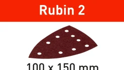 Schleifblatt Rubin 2 STF DELTA/9 P120 RU2/50