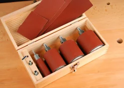 Schleifzylinder Set 4-tlg. in Holzkassette
