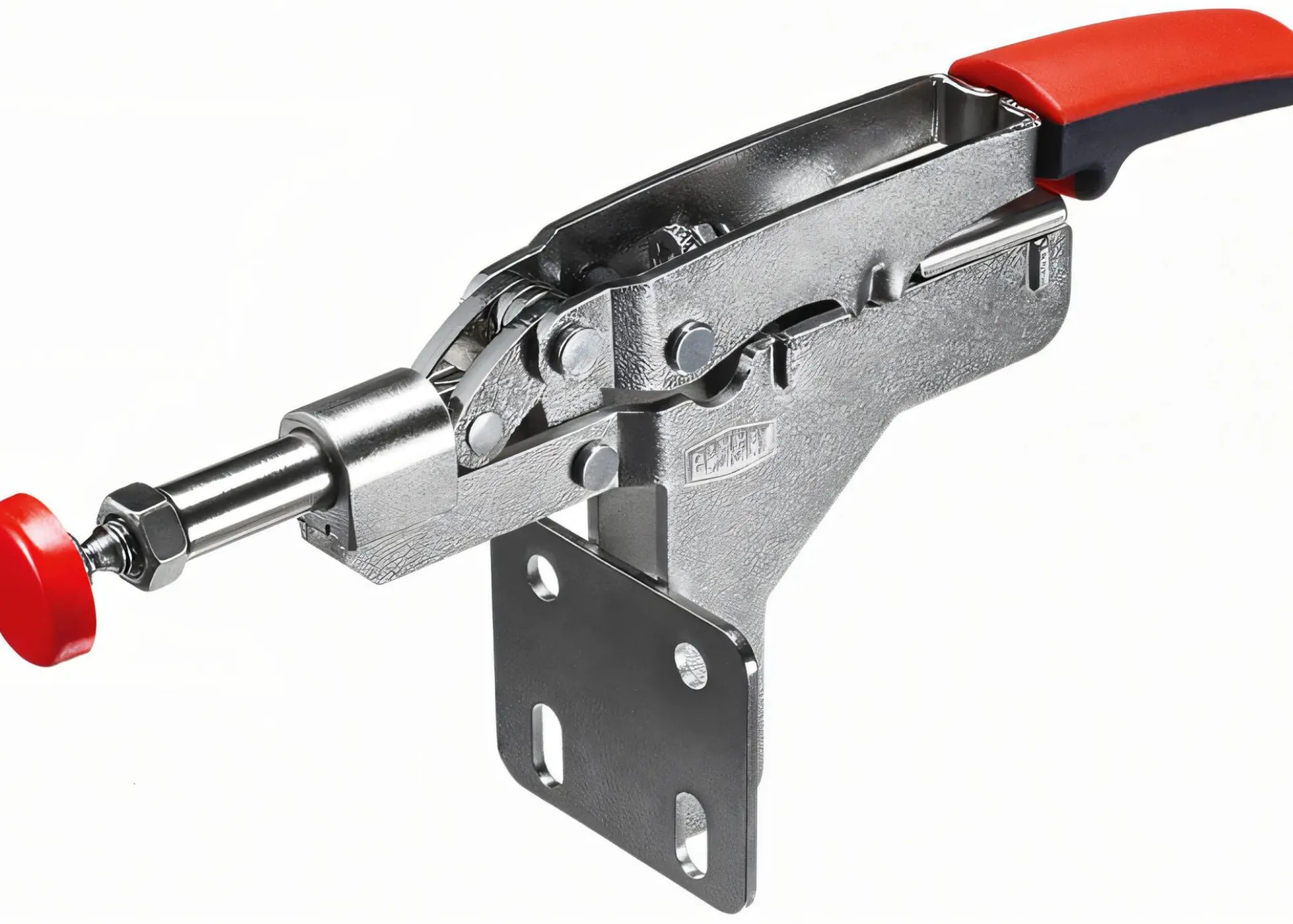 Schubstangenspanner mit abgewinkelter Grundplatte STC-IHA /10