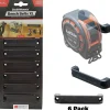 Schwarze StealthMounts Werkbank-Organizer XL, 6 St.