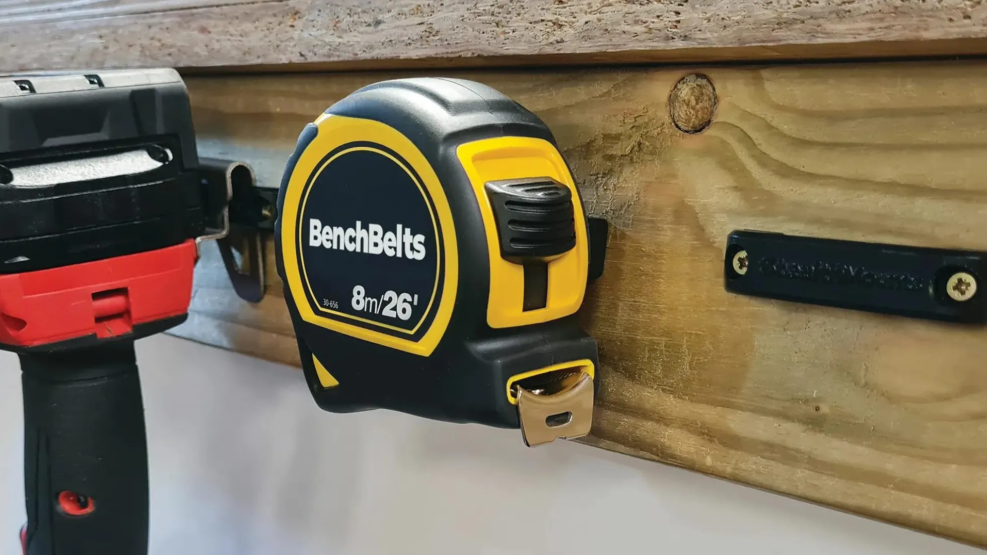 Schwarze StealthMounts Werkbank-Organizer, 6 St.