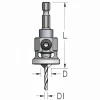 Senkbohrer 3,2 mm und Tiefenanschlag