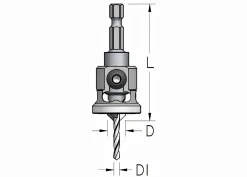 Senkbohrer 5,0 mm und Tiefenanschlag