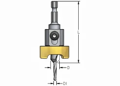 Senkbohrer PRO 4,5 mm und Tiefenanschlag