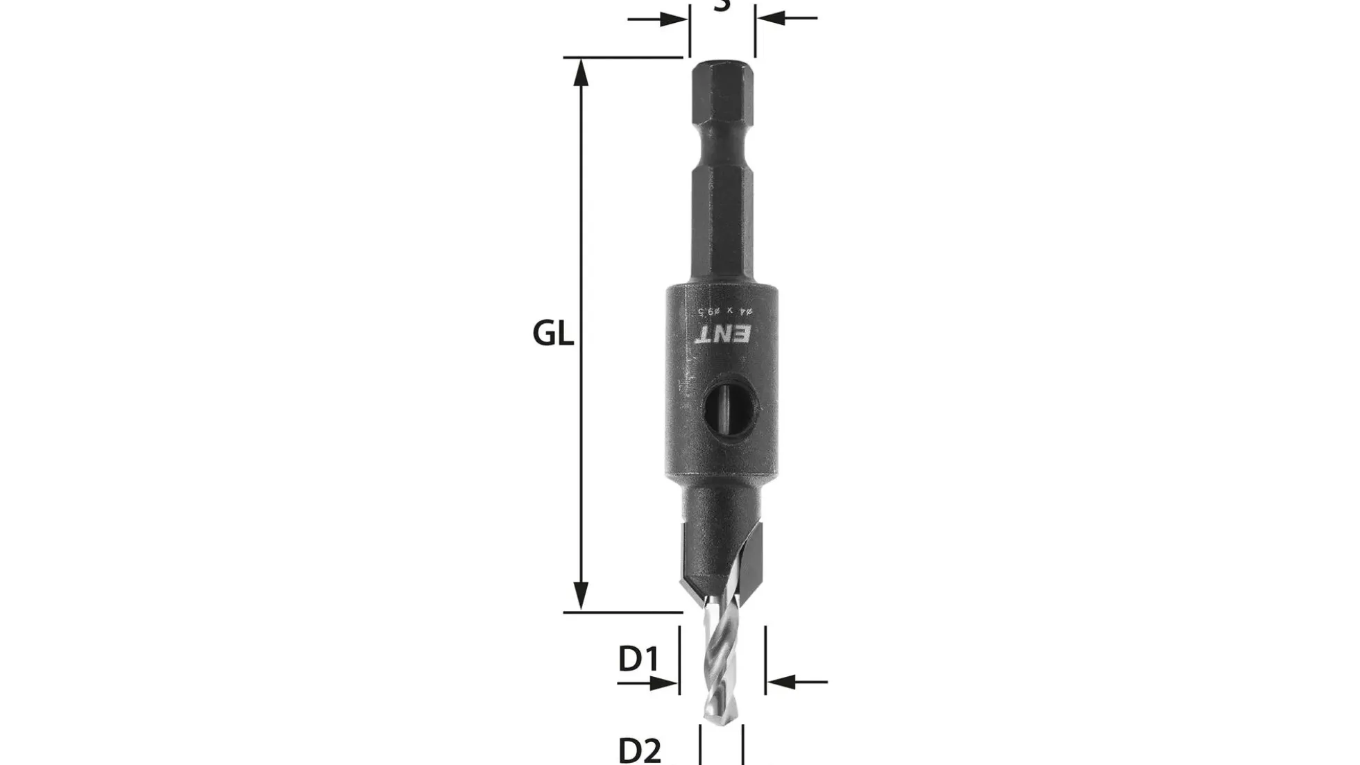 Senker-Set mit Tiefenanschlag D1 9,5mm