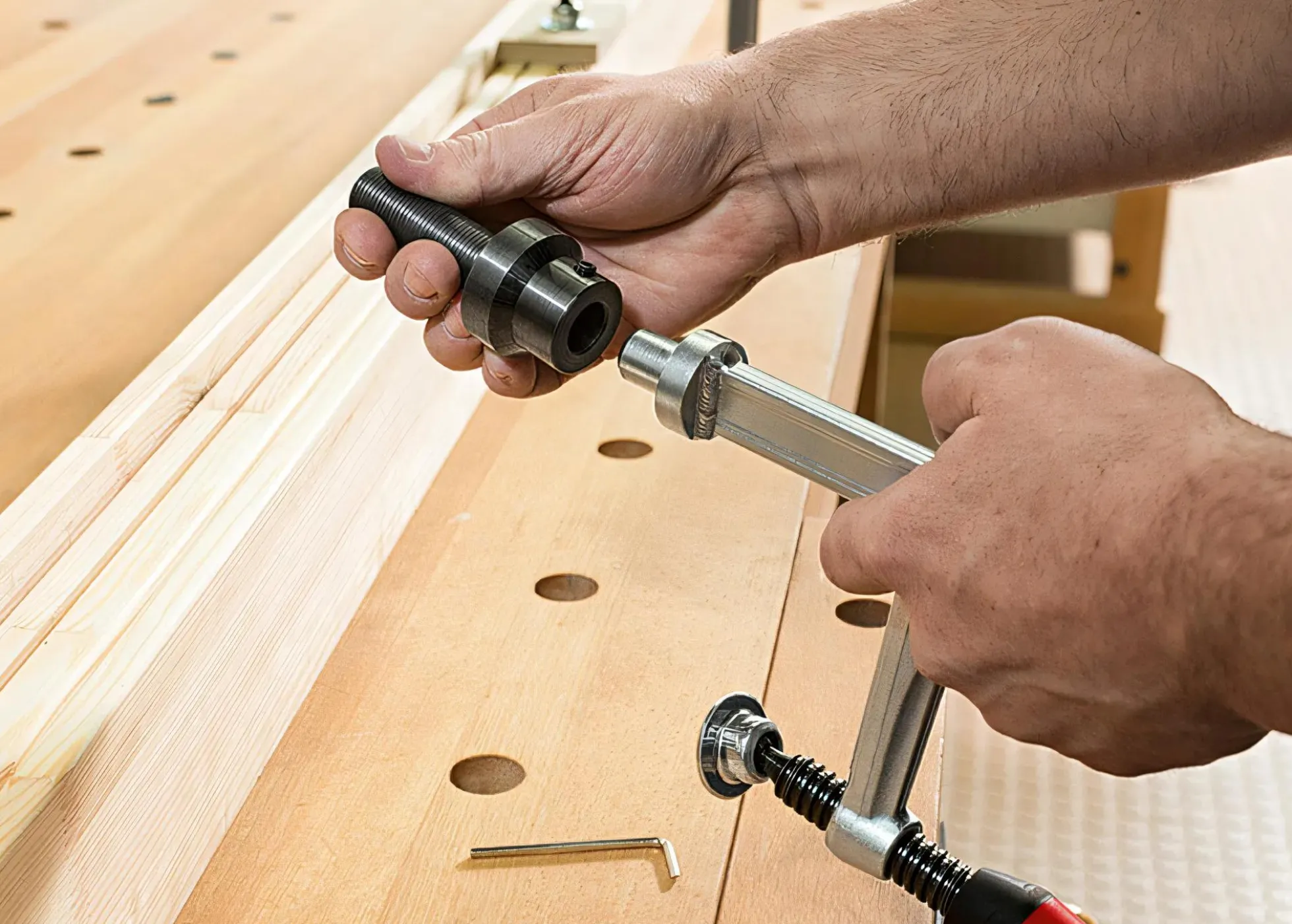 Set Spannelement fix mit 2K-Griff + Adapter 3/4"