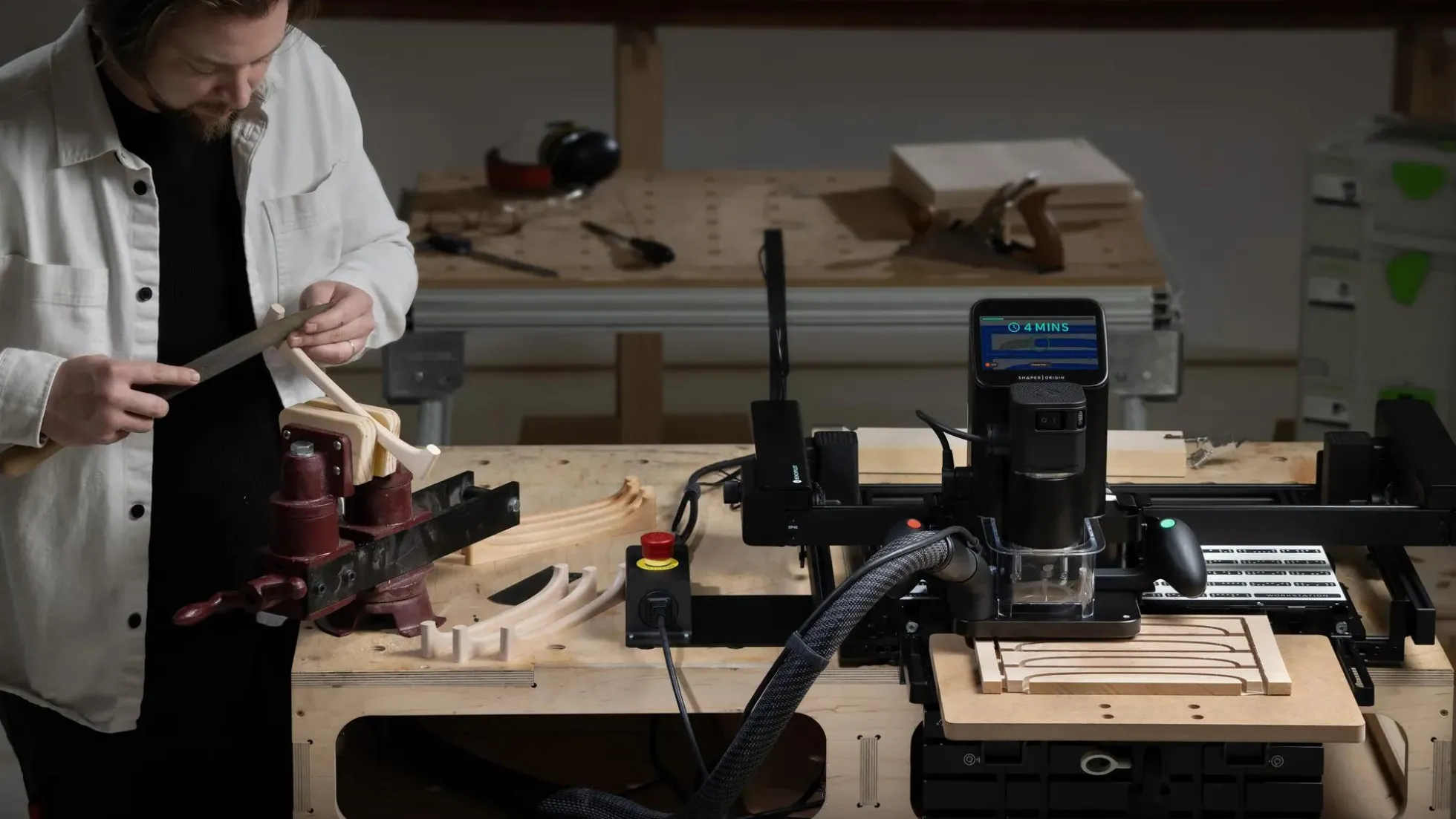 Shaper Bench Pilot + Workstation + Shelf Upgrade Kit