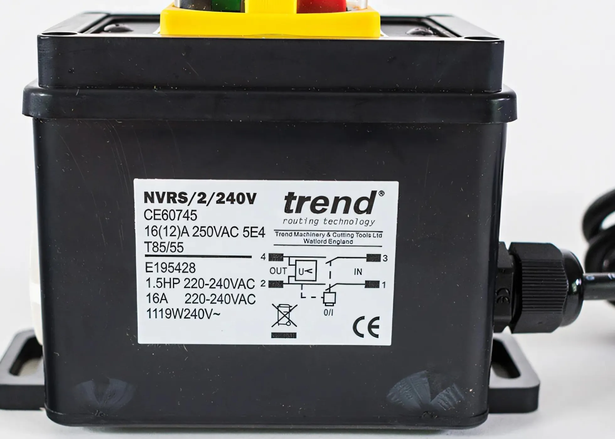 Sicherheitsschalter Euro-Stecker bis 3.500 W