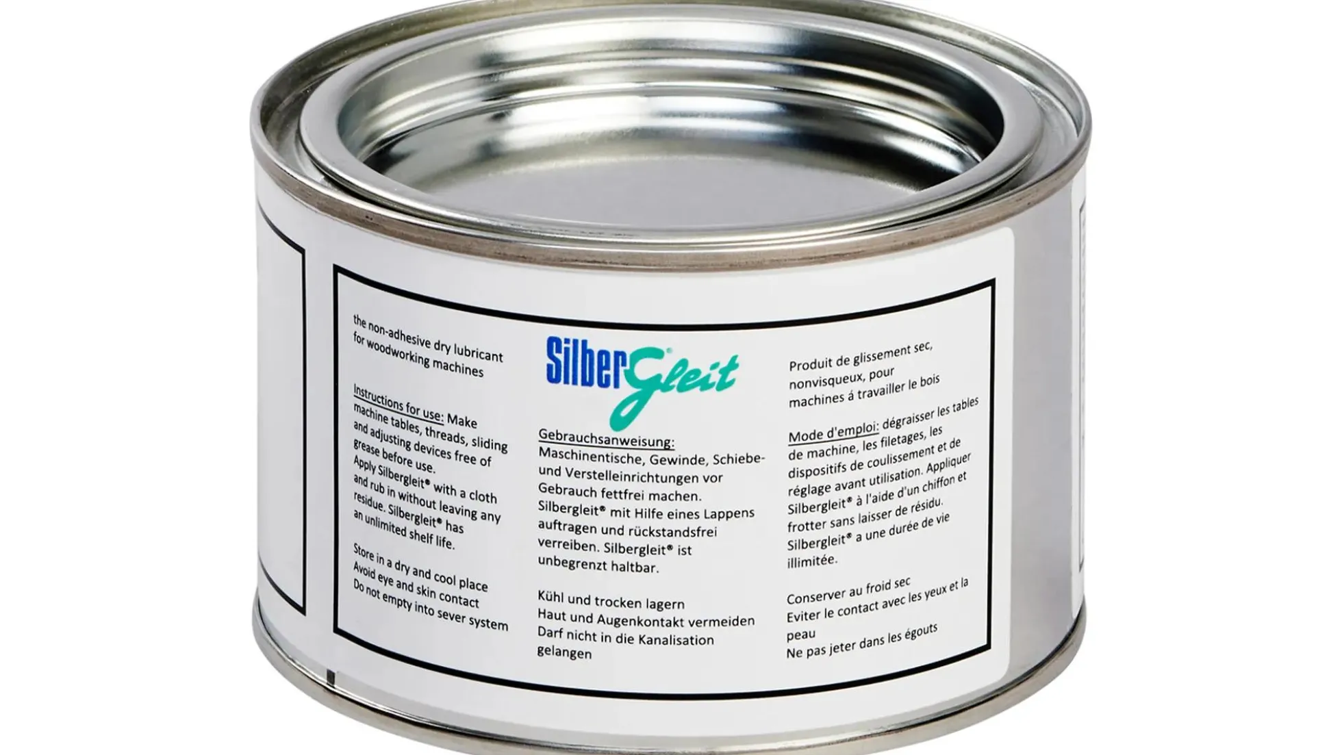 Silbergleit 350 ml in der Blechdose