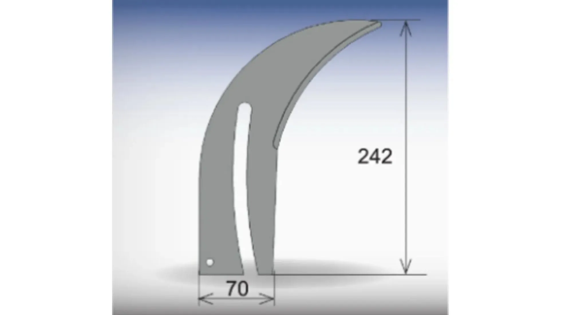 Spaltkeil MARTIN 242 x 73 mm