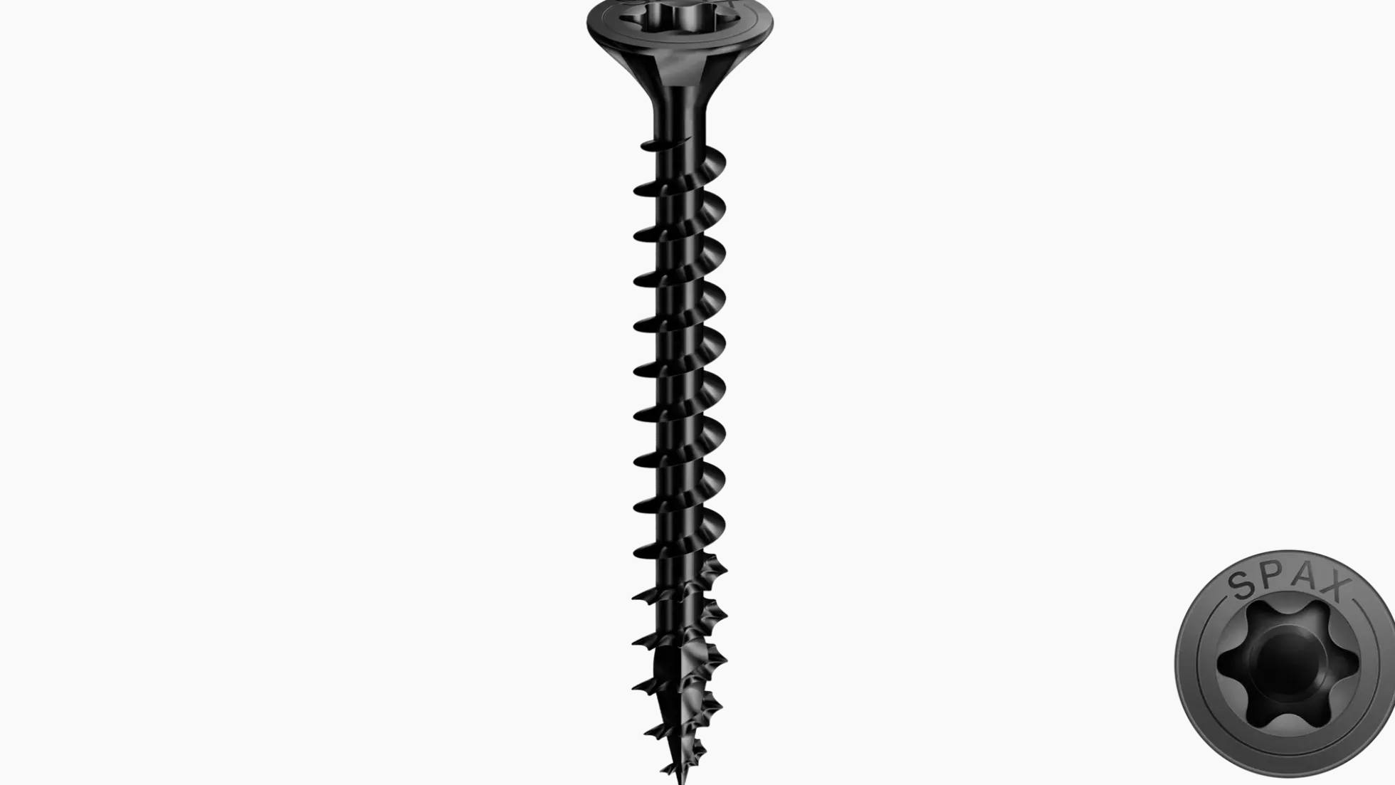 SPAX Universalschraube, schwarz BLAX, 3 x 20