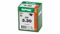 SPAX Universalschraube, schwarz BLAX, 3 x 30
