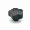 Sterngriff mit Gewinde-Durchloch M10
