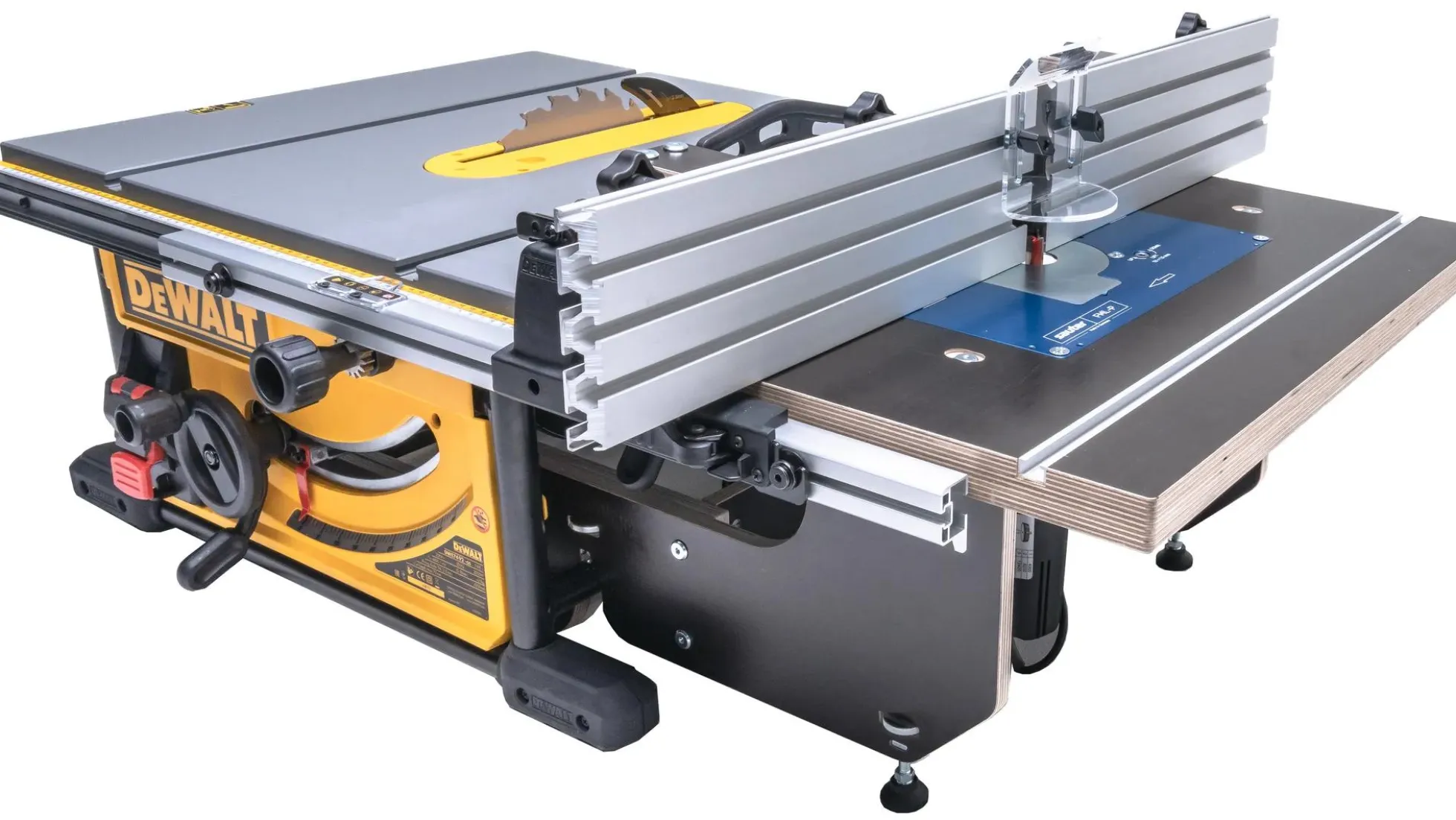 Tischsäge DeWalt DWE7492 + Frästisch Komplett-Set PRO
