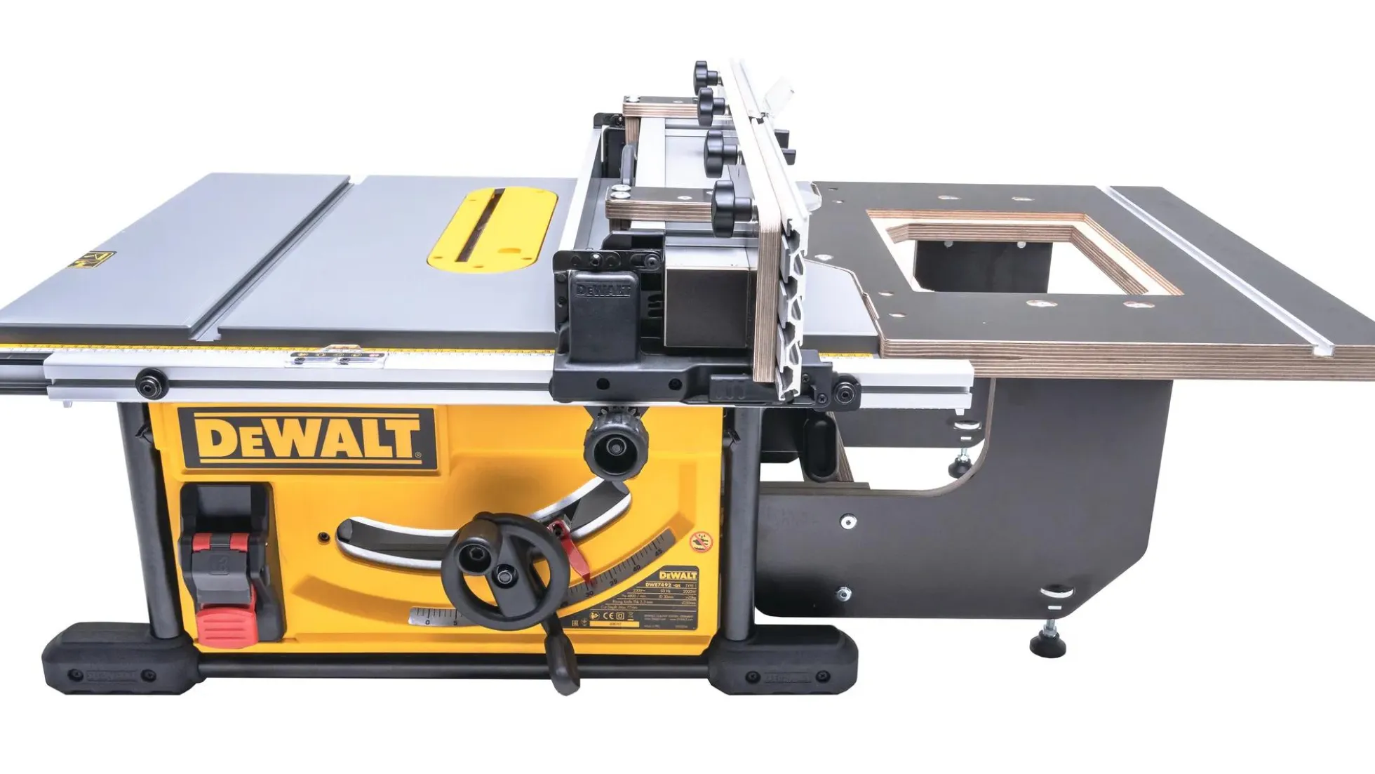 Tischsäge DeWalt DWE7492 + Frästisch Komplett-Set PRO