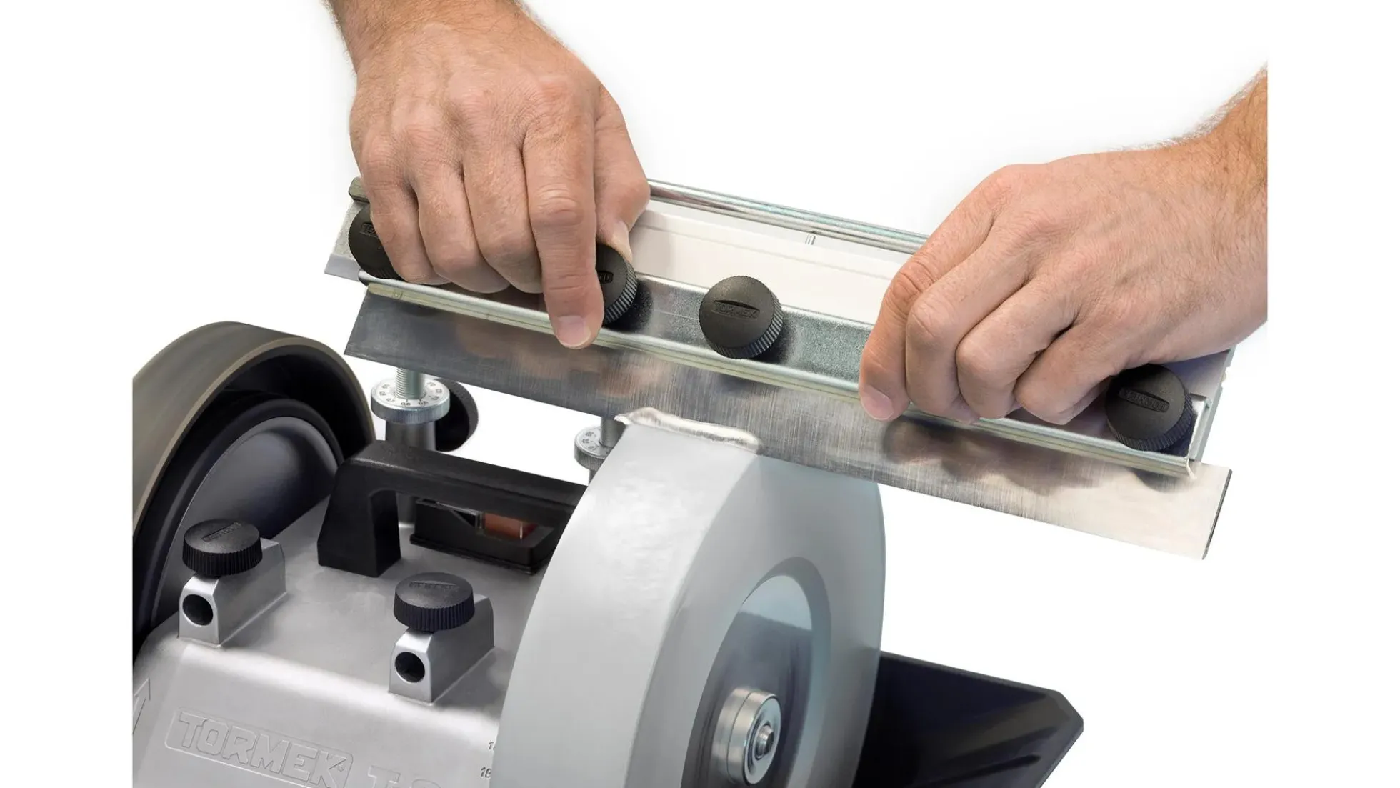 Tormek Vorrichtung für Maschinenhobelmesser