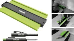 TRACER Konturenlehre 250 mm mit Tiefloch-Bleistift