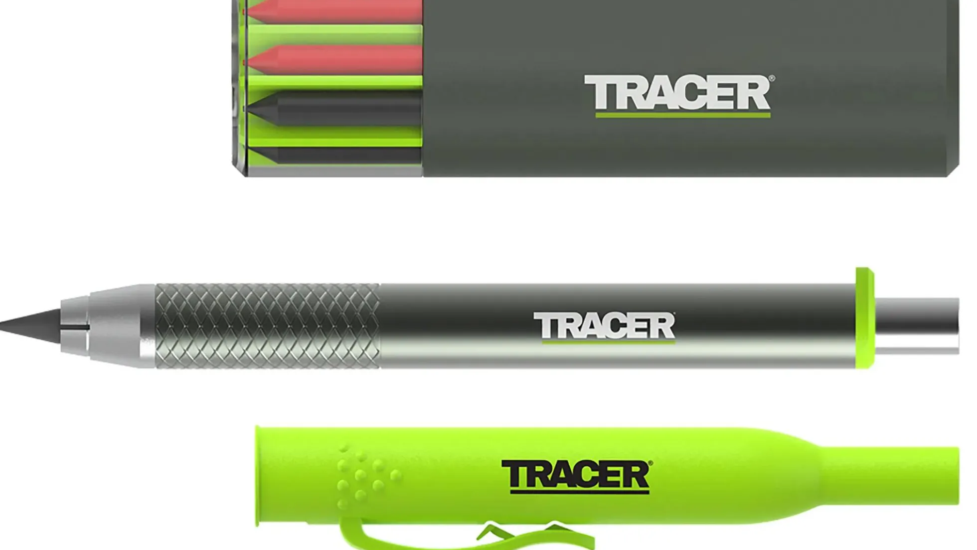TRACER Pro TOUGH Bau-Bleistift-Set im Holster