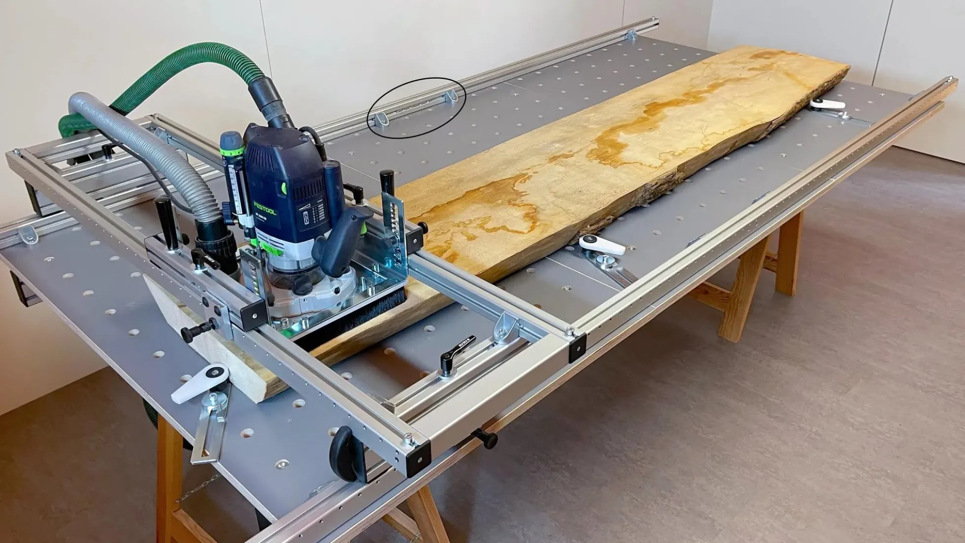 Verlängerungsschienen für Sauter SlabMatrix
