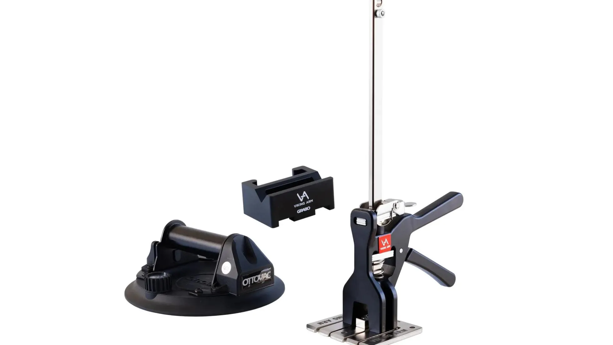 Viking Arm Glaser-Set mit Grabo Vakuumsauger