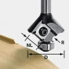 Wendeplatten-Abrundfräser HW S8 HW R1 D28 KL12,7OFK