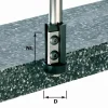 Wendeplatten-Bündigfräser HW Schaft 12 mm HW S12 D21/30WM
