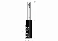 Wendeplatten-Nutfräser HW D15 S 8